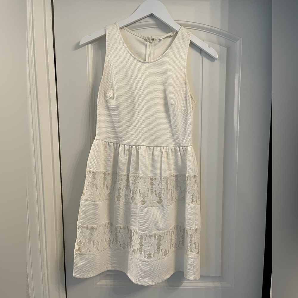 Lush White Lace Dress